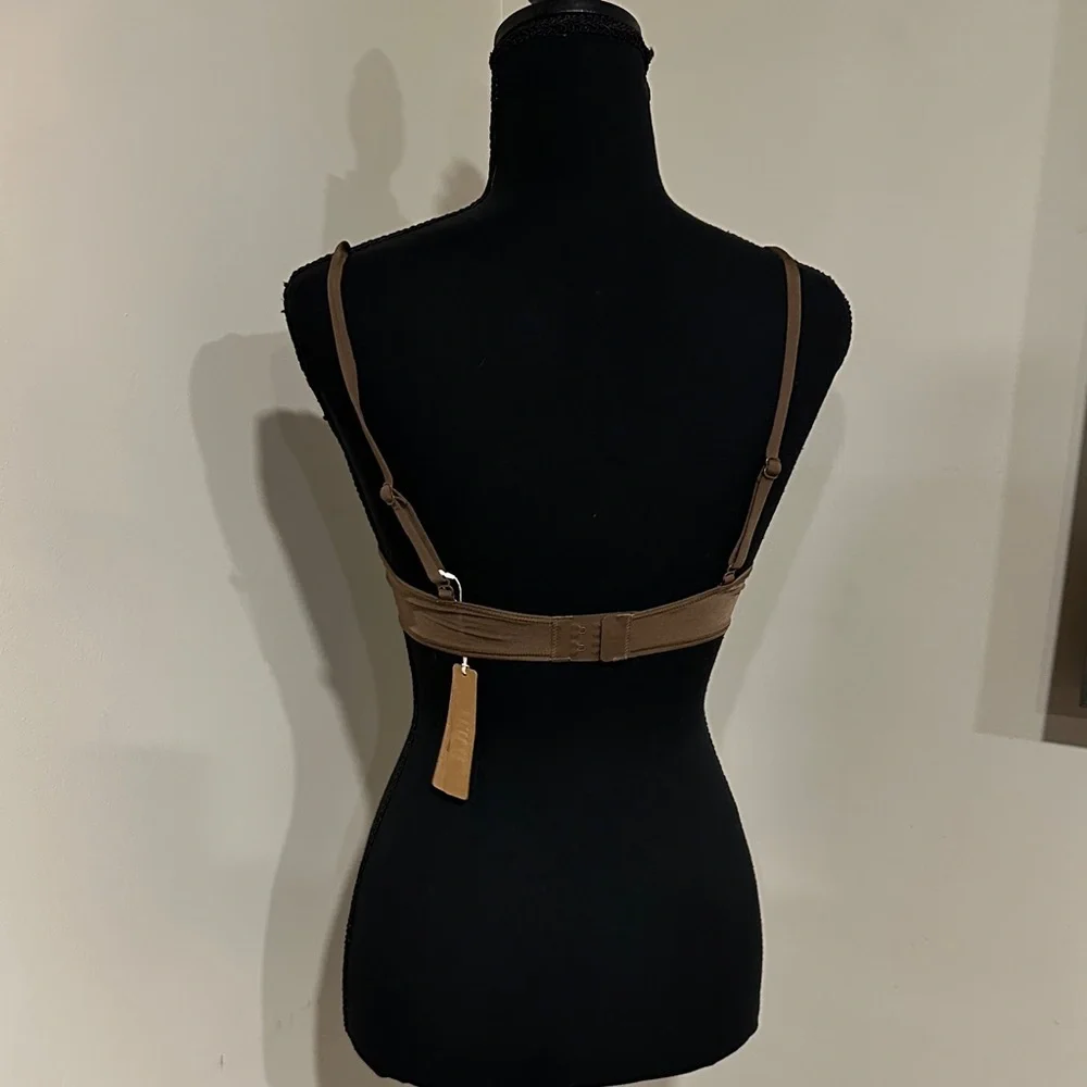 *SKIMS* Oxide Jelly Sheer Intimates Smooth Underwire Scoop Bra NWT Size 34B - Picture 5 of 9